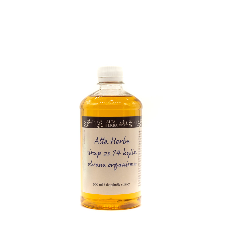 Alta Herba - sirup ze 14 bylin (ochrana organismu)