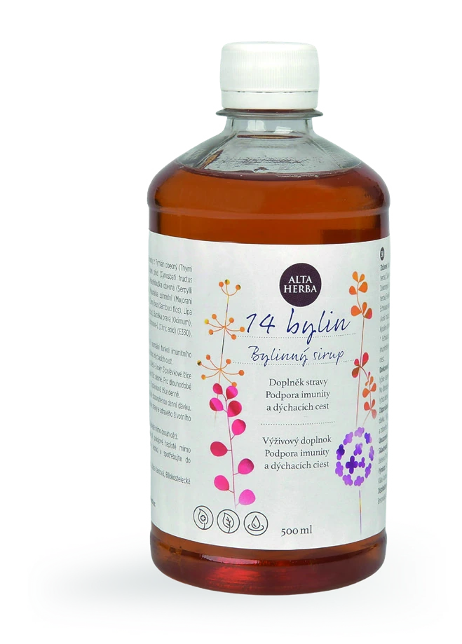 14 bylin bylinný sirup